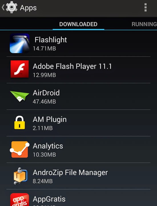 list-of-apps-installed-android