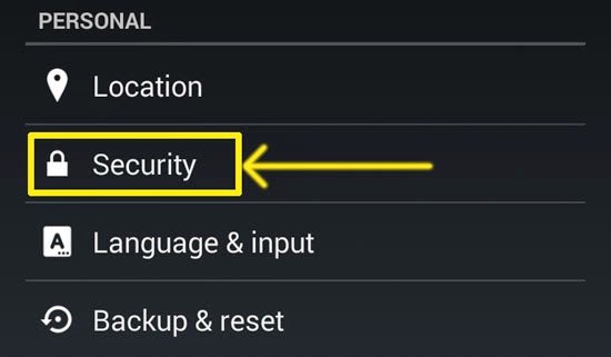security-options-android