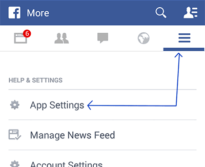 Facebook App Settings