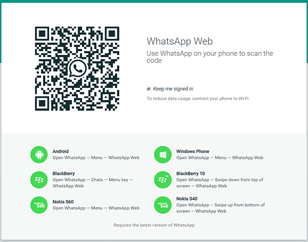 WhatsApp Web Authentication