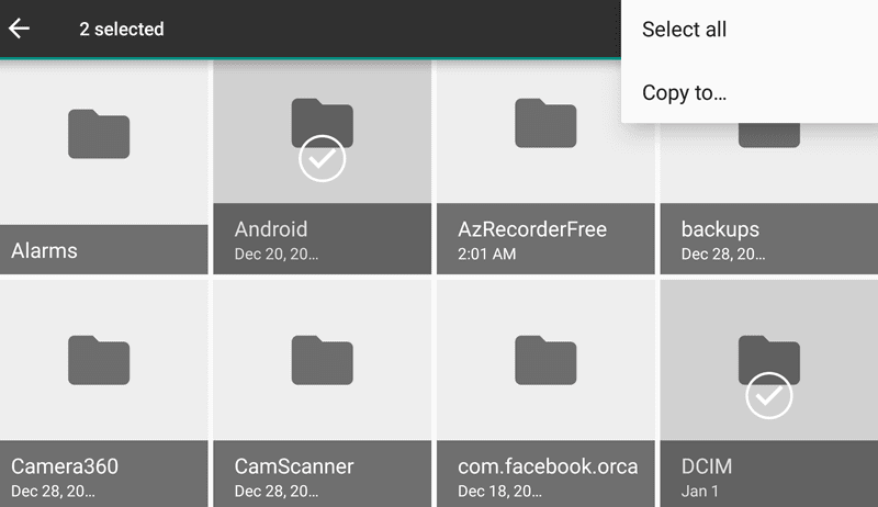Android Marshmallow File Manager