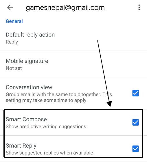 Smart Compose and Reply in Gmail